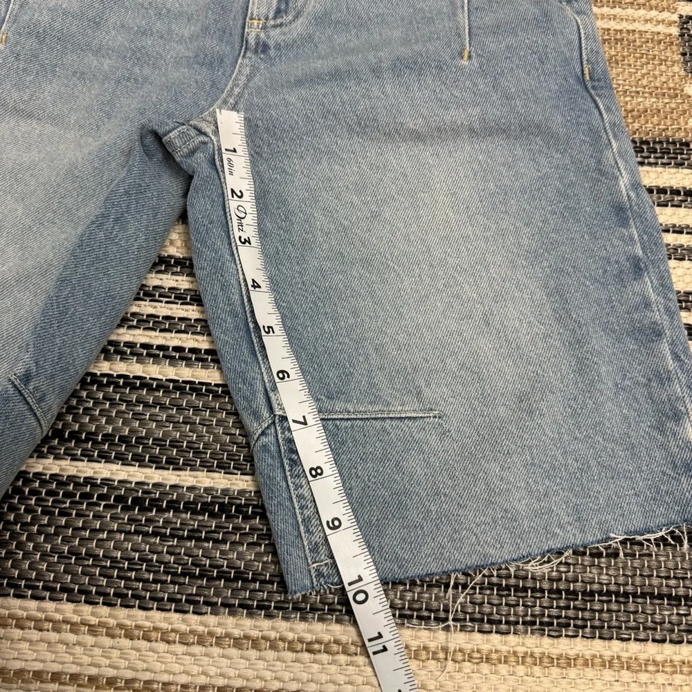 Free People We The Free Ghost Town‎ Denim Shorts 100% Cotton Blue Size 26